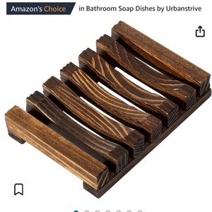 NWT. Urbanstrive Natural Wooden Soap Tray.